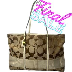 Coach Brown Signature Canvas Shoulder/ Tote Bag | PRELOVED!!!🤎🤎